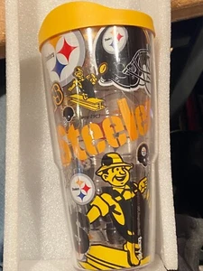 Vaso Tervis Pittsburgh Steelers 24 OZ con tapa *NUEVO* mmm1 - Imagen 1 de 9