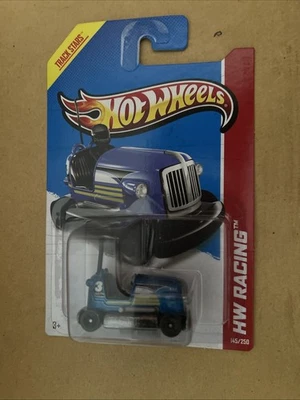 HOT WHEELS BUMP AROUND HW RACING 2013 BLUE LONG CARD - Image 1 of 2