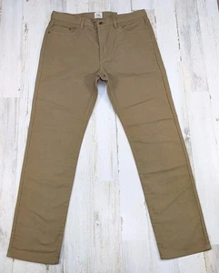 NEU Flint Tinder Hose Herren passt 34x31 braun Erde Bio Baumwolle 365 Chino - Bild 1 von 16