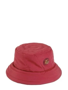 Gucci Women’s Red Quilted GG Bucket Hat Size Medium - Picture 1 of 7