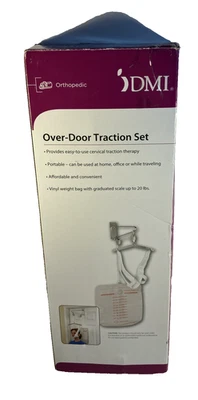 Juego de tracción sobre la puerta terapia de tracción de cuello cervical DMI Healthcare Foto 1 de 2