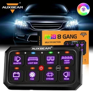 AUXBEAM RB80 RGB Switch Panel Toggle Momentary Pulsed For 2016-2021 Honda Civic - Picture 1 of 12