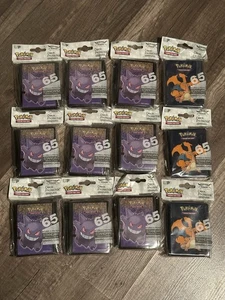 Lote de 12 fundas protectoras de baraja de cartas Pokemon TCG - Imagen 1 de 1