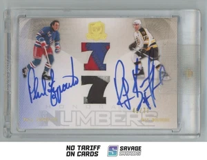 2009-10 The Cup Honorable Numbers Dual Auto Patch Phil Esposito Ray Bourque /77 - Picture 1 of 2
