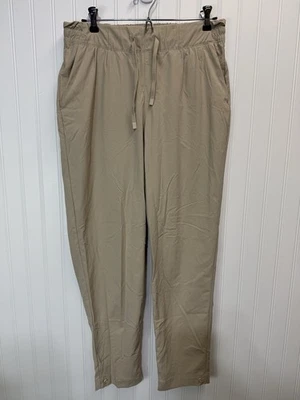 Pantalones REI Beyonder Nylon Elastizados Para Mujer M Caqui Marfil Pull-On Usados en Excelente Condición Cordón Usados en Excelente Condición Foto 1 de 4