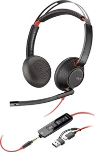 Plantronics Blackwire C5220 USB-Headset - Schwarz (207576-01) - Bild 1 von 5
