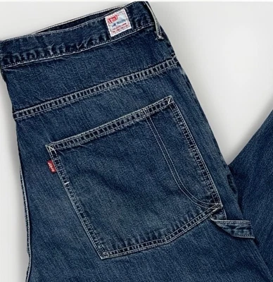 VTG Levi’s Dry Goods Jeans Mens Carpenter 38x32 Wide Straight Leg Baggy Y2K 90s - Image 1 of 4
