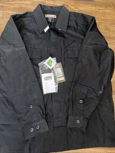 Camisa de teflón 511 táctica para hombre verde negra serie táctica seleccionada grande nueva con etiquetas - Imagen 1 de 4