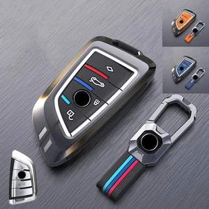 For BMW X1 X2 X3 X4 X5  X6 X7 1 2 3 4 5 6 7 M5 Zinc Alloy Car Key Fob Case Cover - Picture 1 of 11