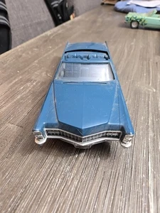 JO-HAN 1967 CADILLAC DEVILLE BLUE CONVERTIBLE 1:25 DEALER PROMO MODEL CAR - Picture 1 of 12