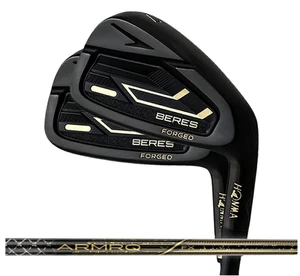 Honma BERES Set di ferri neri 6-11 6p RH ARMRQ FX NERO grafite flex regolare nuovo - Foto 1 di 4