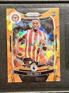 2021-22 Panini Chronicles PL Prizm Ivan Toney Rookie RC 17/23 Jersey Number ~1/1 - Picture 1 of 2