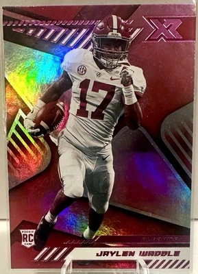 2021 Panini Chronicles Draft Picks Pink Jaylen Waddle RC #185 - Image 1 of 2