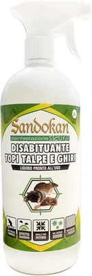 Disabituante per Topi, Ratti, Talpe E Ghiri 1000 Ml, Effetto Barriera Repellente - Immagine 1 di 4