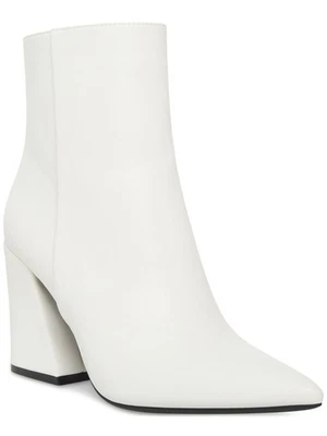 Botines MADDEN GIRL para mujer blancos Goring Cody punta en punta esculpida tacón 10 M Foto 1 de 4