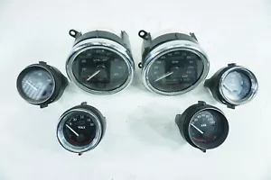 08 Harley Electra Ultra Touring Tacho Speedo Fuel Volt Oil Air Gauges 4K 1299 - Picture 1 of 21