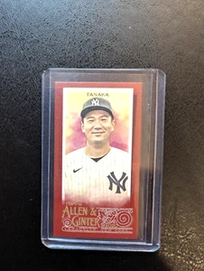 2020 Topps Allen and Ginter X Mini Red #187 Masahiro Tanaka /5 - Picture 1 of 4