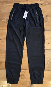 Women's StretchActive Stretch Pants Jogger Drawstring Elastic Waist Black Size S - Picture 1 of 10