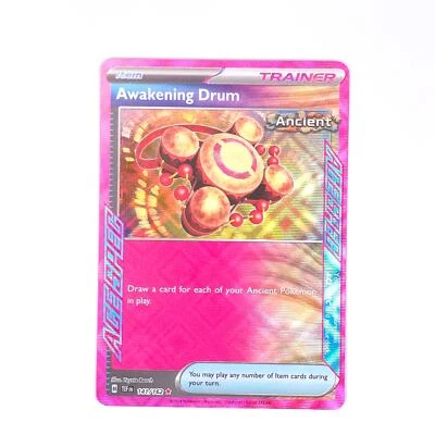 Awakening Drum 141/162 Pokemon SV05: Temporal Forces ACE SPEC Rare Holo NM - Image 1 of 2