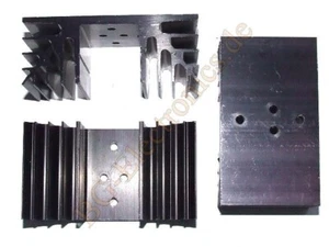 2 x Strangkühlkörper Schwarz  88x50x35 SK 08 50 SA heat sink  Fischer E  2pcs - Picture 1 of 1