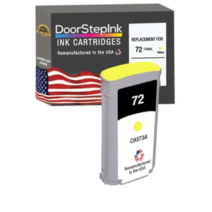 DoorStepInk kompatible Tintenpatronen für HP 72 Gelb 130 ml C9373A-USA - Bild 1 von 6
