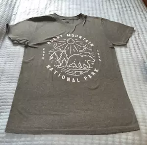 MV SPORT SMALL TEE SHIRT in GREEN SS say's ROCKY MOUNTAIN PRE-OWNED - Picture 1 of 7