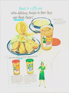 1949 PETER PAN Peanut Butter vintage art PRINT AD sandwich lunch snack nutrition - Picture 1 of 1