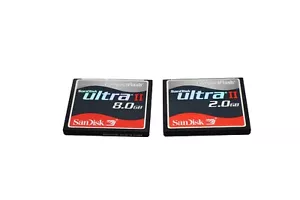 Sandisk Compact Flash Ultra II: 8G and 2G (a set of 2) - Picture 1 of 1