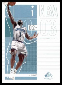 2002-03 SP Game Used Baron Davis Charlotte Hornets #9