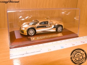 BUGATTI VEYRON **SILVER PLATED** 1:43 MINT!!! - Picture 1 of 1