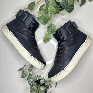 Gucci 386738 Leder Navy Blau Gr. 7,5 Mode Sneaker High Top / Basketball - Bild 1 von 8