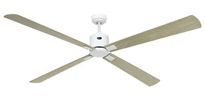 Smart Ceiling fan with Remote DC Ceiling Fan Quiet NEO 180cm White Maple / Beech - Image 1 of 4