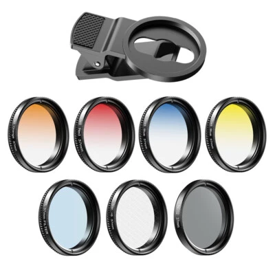 APEXEL APL-37UV-7G Professional 7in1  Graduated Lens Filter Kit 37mm J7U1 - Image 1 of 4