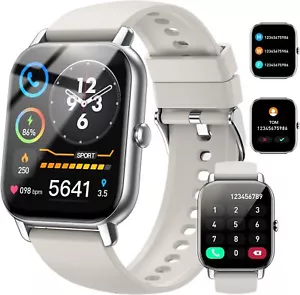 Reloj Inteligente Impermeable Responder Hacer Llamadas Deportes HR Monitor Compatible para iPhones - Imagen 1 de 50