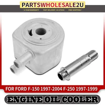 Oil Cooler for Ford F-150 1997-2004 F-250 1997-1999 Lincoln Navigator 1998-2014 - Image 1 of 4