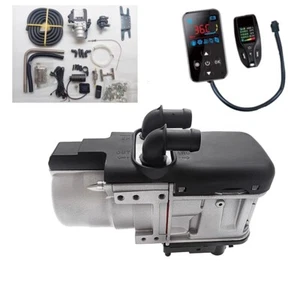 12V 5KW Gasoline Air Heater Water Plumbing with Remote Control Lcd Display Parki - Picture 1 of 17