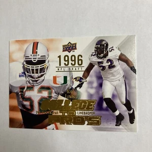 2009 Upper Deck College to Pros Card Ray Lewis #CTP-RL Baltimore Ravens - Picture 1 of 3