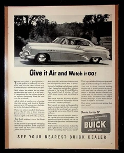 1952 Buick Roadmaster "This Stepper's A Stopper" Photo Vintage Print Ad - Picture 1 of 1