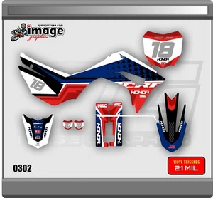 Kit de gráficos Honda Crf110 2019-2022 calidad superior 3 mini # placas incluidas - Imagen 1 de 2