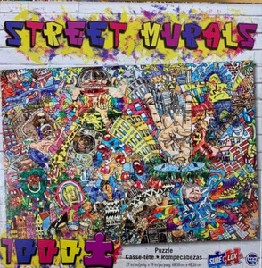 Musical Graffiti Street Murals 1000 Piece Jigsaw Puzzle Sure Lox New - Picture 1 of 2
