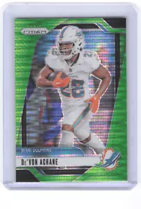 2024 Panini Prizm Pulsar Verde Neon De'Von Achane - Foto 1 di 2