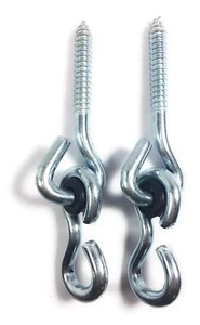 2 ganchos de techo oscilantes de porche con rodamiento de nailon - Imagen 1 de 3