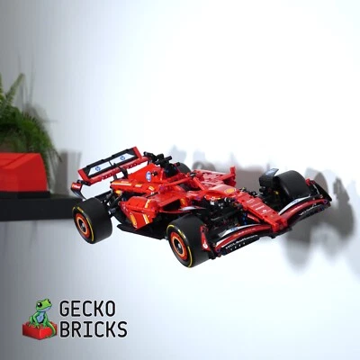 GECKO BRICKS Soporte de pared para ladrillos LEGO 42207 Ferrari F1 Formula 1 SF24 Technic Gecko