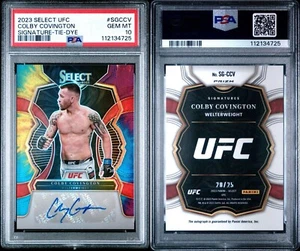 2023 Select UFC Colby Covington Tie-Dye #SGCCV/25 PSA 10 - Imagen 1 de 1