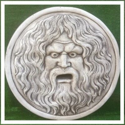 BASSORILIEVO QUADRO BOCCA DELLA VERITA' IN CEMENTO PIETRA NO TERRACOTTA ESTERNO