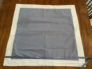 Williams Sonoma gingham check euro pillow cover 30x30 sold as pair - Picture 1 of 6