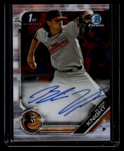 2019 Bowman Chrome #CPA-BK Blaine Knight Auto Prospects Autographs