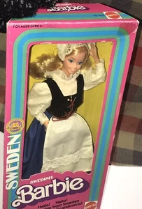 BARBIE DOTW, BARBIE SUECA INTERNACIONAL, #4032, 1ª. ED., 1982, ¡EN CAJA! - Imagen 1 de 19