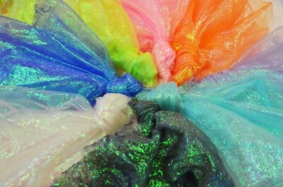 Crush Iridescent Organza Fabric | Crush Pearl Organza | 40" Wide | Organza | - Image 1 of 2