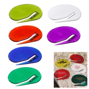 6Pc Universal Letter Openers Envelope Mail Flat Slitter Concealed Blade Set - Picture 1 of 1